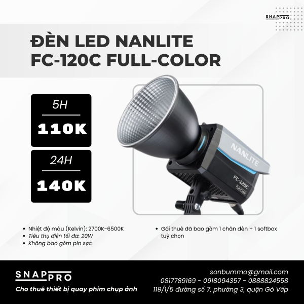 Đèn Led Nanlite FC 120C