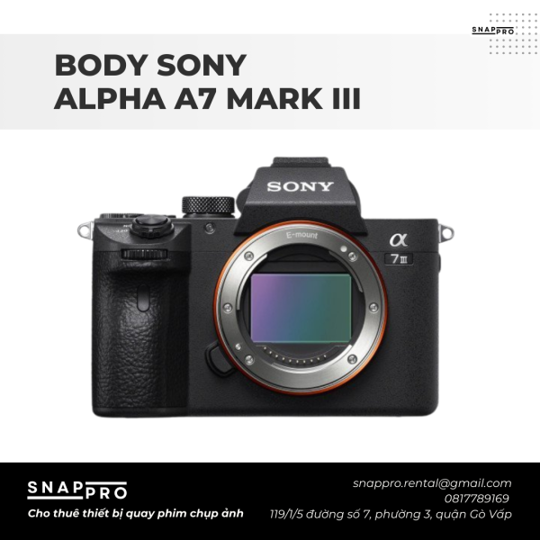 Body Sony Alpha A7 Mark III