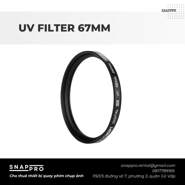 UV filter 67mm