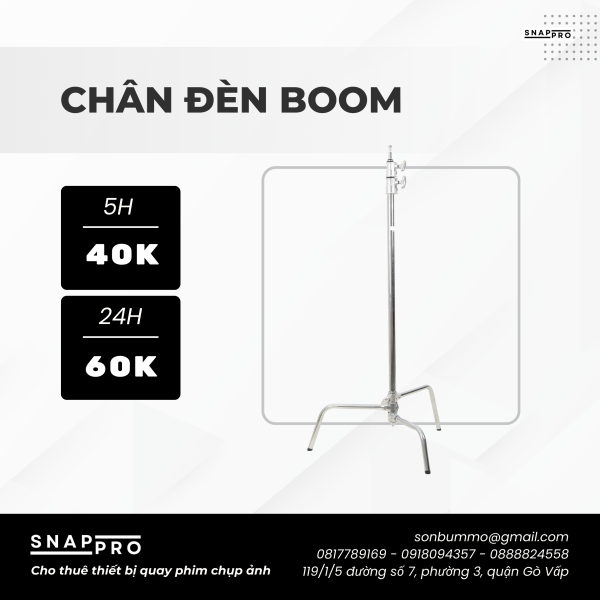 Chân đèn boom
