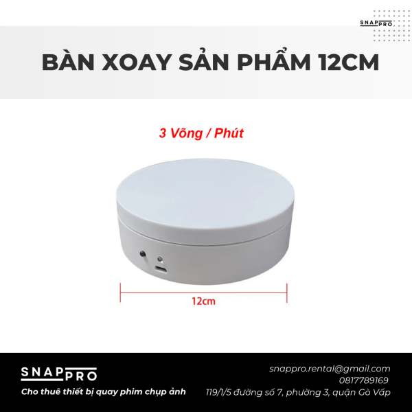 Bàn xoay sản phẩm 12cm