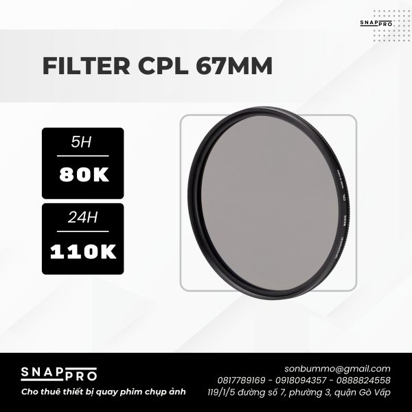 Filter CPL 67mm