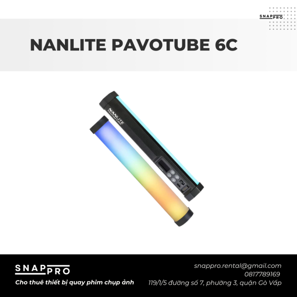 Nanlite Pavotube 6C