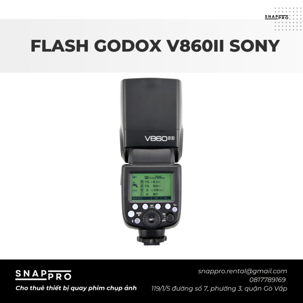  FLash Godox V860II Sony