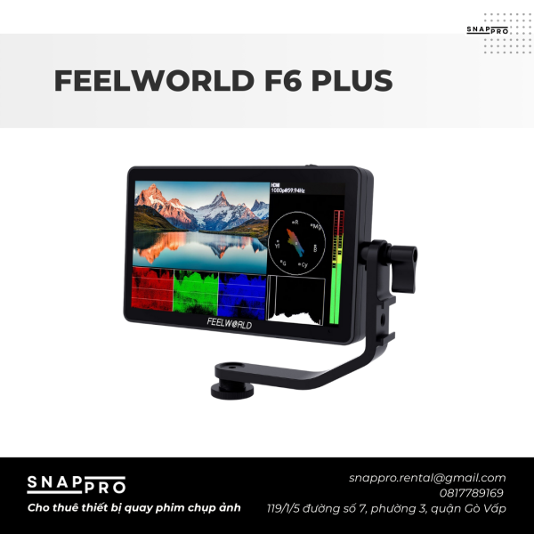 Monitor FEELWORLD F6 Plus 5.5"