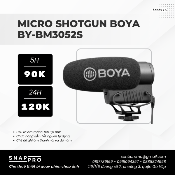 Micro BOYA BY-BM3051S