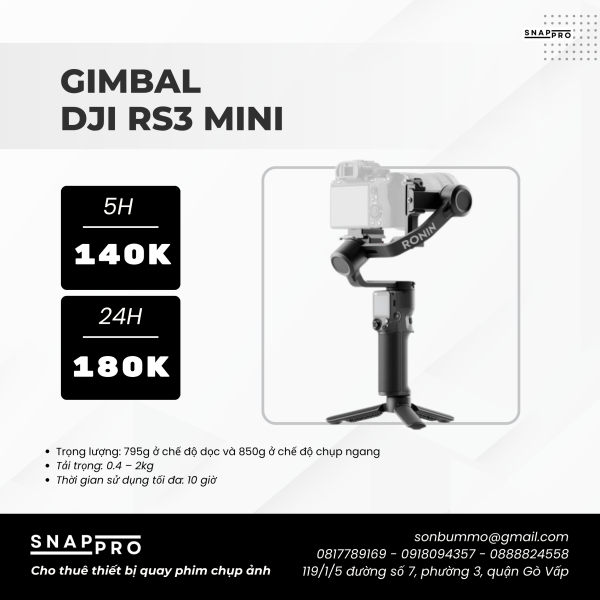 Gimbal DJI RS3 Mini