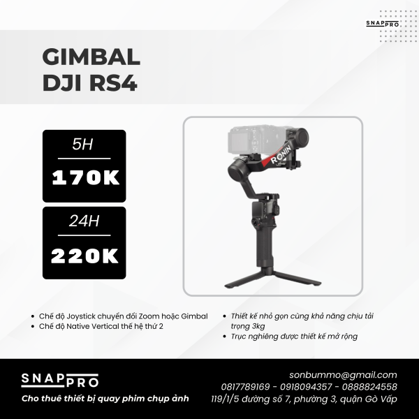 Gimbal DJI RS4