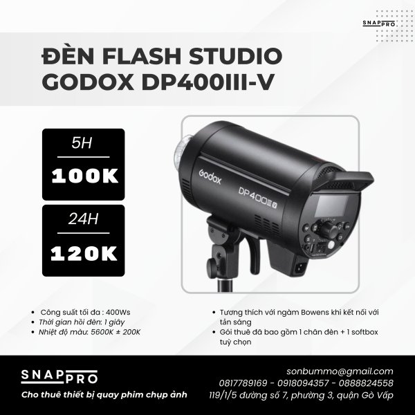 Đèn Flash Godox DP400III