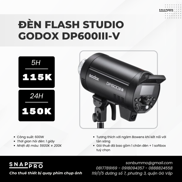 Đèn Flash Godox DP600III