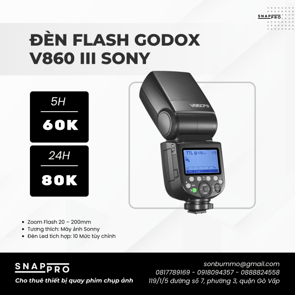 Flash Godox V860 III Sony