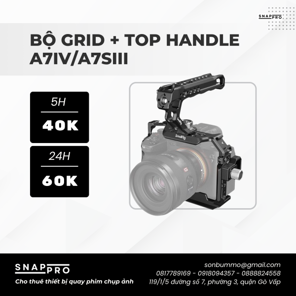 Smallrig  Cage + Top handle Sony A7IV / Sony A7S3