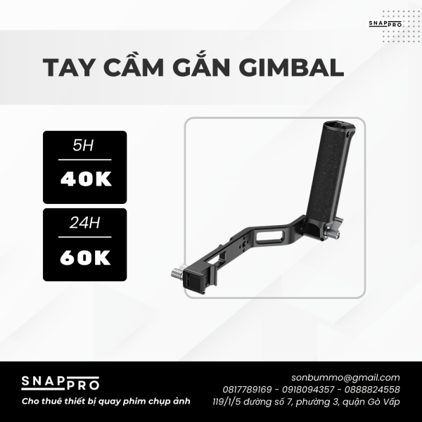 Tay cầm gắn gimbal
