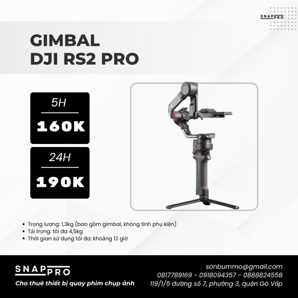 Gimbal DJI RS2 Pro
